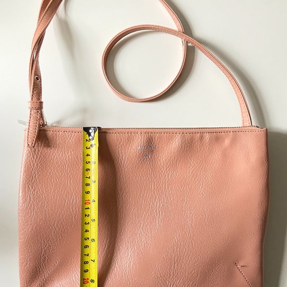 Matt & Nat • 3-pocket Purse / Bag • Blush Pink • Adjustable Strap - Picture 11 of 11